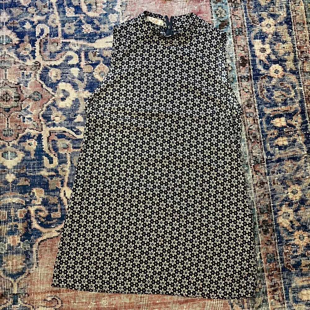 Mock neck mini dress 
